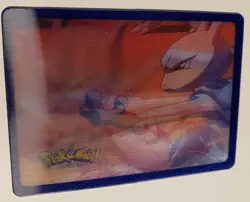 Rare Pokemon Mewtwo 1998 Nintendo Gamefreak Hasbro 3D Lenticular Promo Card - Image 2