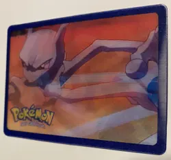 Rare Pokemon Mewtwo 1998 Nintendo Gamefreak Hasbro 3D Lenticular Promo Card - Image 3