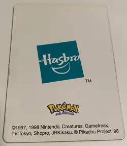 Rare Pokemon Mewtwo 1998 Nintendo Gamefreak Hasbro 3D Lenticular Promo Card - Image 4