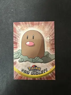 DIGLETT #50 - BLUE Logo - NON-HOLO - SERIES 1 - TOPPS Pokemon Card - Image 1