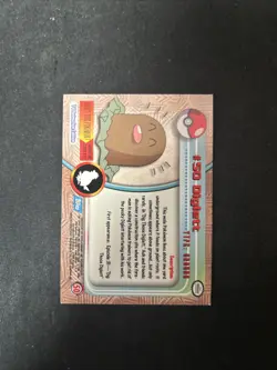 DIGLETT #50 - BLUE Logo - NON-HOLO - SERIES 1 - TOPPS Pokemon Card - Image 2