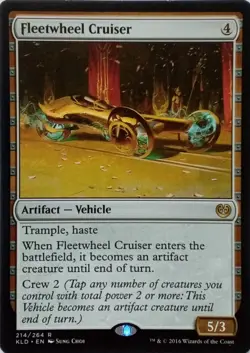 214/264 FLEETWHEEL CRUISER RARE KALADESH MTG CARD - Image 1
