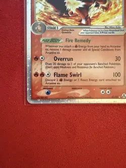 Arcanine EX 83/92 Legend Maker Holo Rare card Pokemon TCG - Image 5