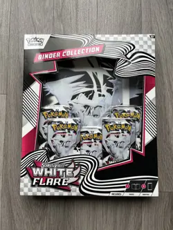 Pokemon TCG New Set White Flare Binder Collection - New & Sealed Ready to Ship! - Image 1