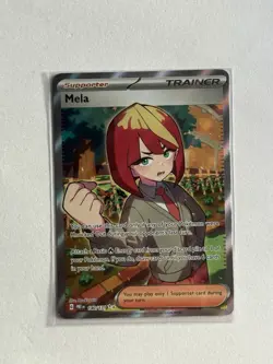 💥 Mela 140/131 Prismatic Evolutions Full Art Ultra Rare Holo Pokemon Card - Image 1