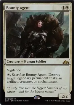002/259 BOUNTY AGENT RARE GUILDS OF RAVNICA MTG CARD - Image 1