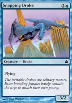 Snapping Drake -Foil Medium Play MTG Ravnica - Image 1