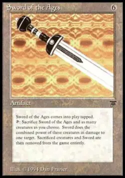 MTG English Sword of the Ages NM Normal Legends - Image 1