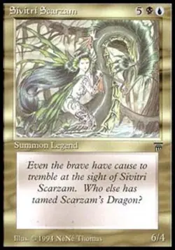 MTG English Sivitri Scarzam NM Normal Legends - Image 1