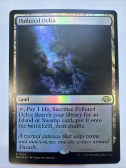 MTG Polluted Delta (Foil) Modern Horizons 3 NM - Image 1