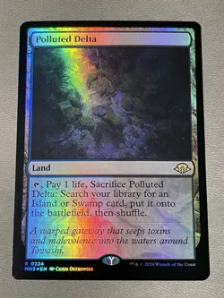 MTG Polluted Delta (Foil) Modern Horizons 3 NM - Image 1