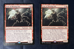 MTG x2 Fear of Missing Out R 0136 Regular Rare Duskmourn House of Horror DSK NM - Image 1