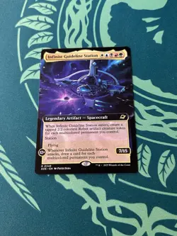 Infinite Guideline Station Extended Art NON Foil Edge Of Eternities EOE MTG Magi - Image 1