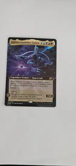 Infinite Guideline Station Extended Art NON Foil Edge Of Eternities EOE MTG Magi - Image 1