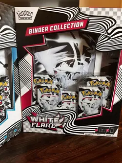 Pokemon TCG:Black Bolt Zekrom and White Flare Reshiram Binder Collection BUNDLE - Image 4