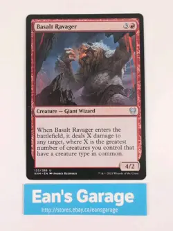 MTG Basalt Ravager KHM 122/285 Kaldheim Uncommon - Mint - Image 1