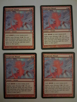 4x Desperate Ritual LP Champions of Kamigawa MTG Magic the Gathering - Image 1