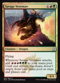Savage Ventmaw - Medium Play MTG Dragons of Tarkir - Image 1