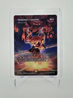 MTG Shantotto's Coercion Showcase Foil Final Fantasy #0034 Pack Fresh - English - Image 1