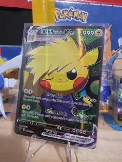 Pikachu - Green Poncho - Pokemon - Pokemon Fan Art Cosplay - VCOS - Image 3