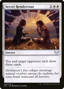 1x Secret Rendezvous - NM - Strixhaven - SPARROW MAGIC mtg - Image 1