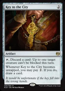 Key to the City -Foil Light Play MTG Kaladesh - Image 1