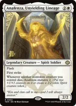 Anafenza, Unyielding Lineage - Foil Prerelease Promo TDM LP MTG - Image 1