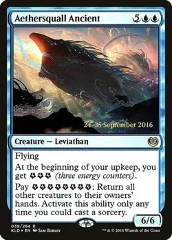 Aethersquall Ancient - Foil Prerelease Promo Kaladesh LP MTG - Image 1