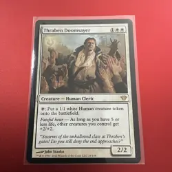 x1 Thraben Doomsayer R MTG Dark Ascension NM, Englis - Image 1