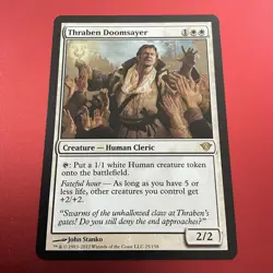 x1 Thraben Doomsayer R MTG Dark Ascension NM, Englis - Image 2