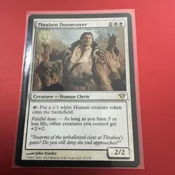x1 Thraben Doomsayer R MTG Dark Ascension NM, Englis - Image 1