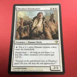 x1 Thraben Doomsayer R MTG Dark Ascension NM, Englis - Image 2