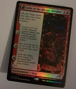 Fable of the Mirror-Breaker Foil LP Kamigawa Neo Dynasty MTG Magic the Gathering - Image 1