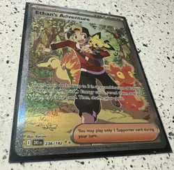 2025 POKEMON DESTINED RIVALS SPECIAL ILLUSTRATION RARE ETHAN'S ADVENTURE PSA 10 - Image 4