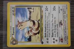 Pokemon TCG Furret 35/111 Neo Genesis Regular 1st Edition - Image 2