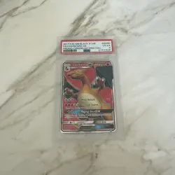 CHARIZARD SM60 POKEMON 2017 PROMO CHARIZARD GX PREMIUM COLLECTION PSA 4 VG-EX - Image 1