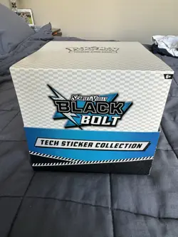 Pokemon Scarlet Violet Black Bolt Tech Sticker Collection Lot of 12 New In Hand - Image 1