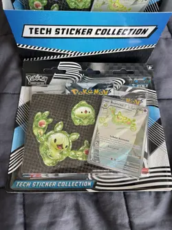 Pokemon Scarlet Violet Black Bolt Tech Sticker Collection Lot of 12 New In Hand - Image 3