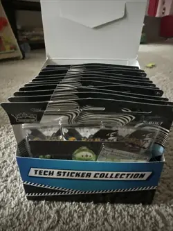 Pokemon Scarlet Violet Black Bolt Tech Sticker Collection Lot of 12 New In Hand - Image 3