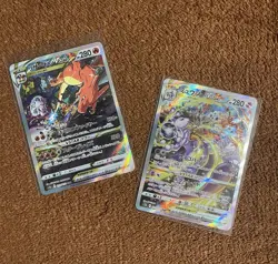 Charizard 212/172 Mewtwo 221/172 SAR Set VSTAR Universe Pokemon Japanese - Image 1