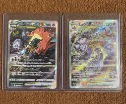Charizard 212/172 Mewtwo 221/172 SAR Set VSTAR Universe Pokemon Japanese - Image 2