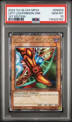 YuGiOh! Left Leg of the Forbidden One - MP24-EN003 - QCSR - PSA 10 - Image 1