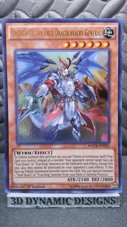 | Yugioh Dreiath III, the True Dracocavalry General MACR-EN023 1st Ultra NM | - Image 1