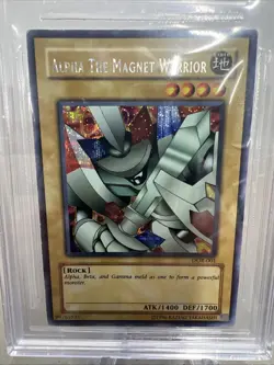 YuGiOh ALPHA THE MAGNET WARRIOR DUELISTS OF THE ROSES PROMO SCR DOR-001 BGS 3 - Image 3