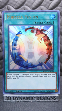 | Yugioh Miracle Fusion DUPO-EN055 1st Edition Ultra Rare Duel Power LP 🔥 | - Image 1