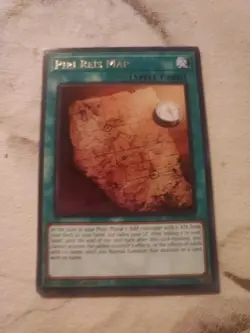 Yugioh! Piri Reis Map JUSH-EN030 Rare 1st Edition NM Justice Hunters - Image 1