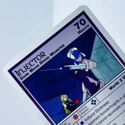 Sailor Moon CCG Premier Edition Injector Dark Moon Droid Monster Trading Card - Image 3