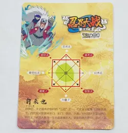 Jiraya Naruto Trading Card Sage Mode HYEX01-SSR11 Rainbow Prism Super Rare Tc5 - Image 2