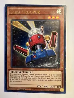 Card Trooper (Duel Terminal) HAC1-EN016 Hidden Arsenal: Chapter 1 1st Edition NM - Image 1