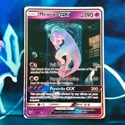 Mewtwo GX - 78/73 - Secret Rare Shining Legends - Pokemon Card - MP - Image 1